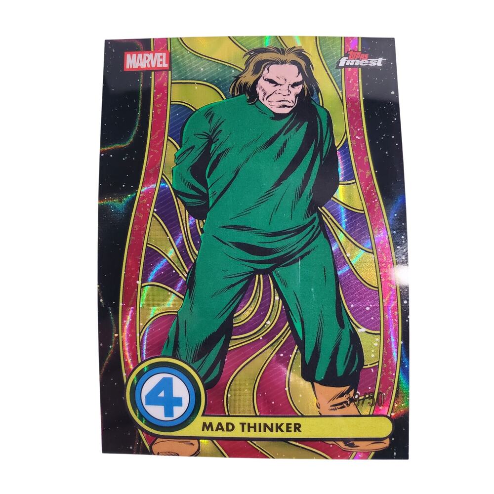 2026 Topps Finest - Marvel Fantastic Four - #BL-054 Mad Thinker -/50 Blacklight